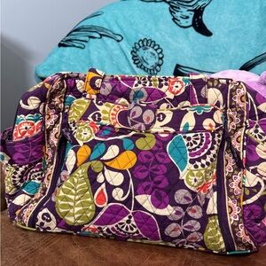 Vera Bradley Purple Multicolor Baby Bag